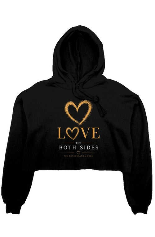 crop fleece hoodie lobs Women greateststrength