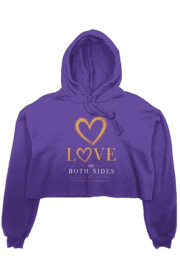 crop fleece hoodie lobs Women greateststrength