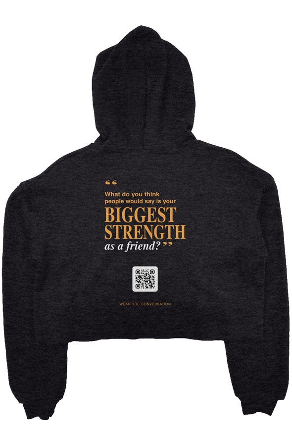 crop fleece hoodie lobs Women greateststrength